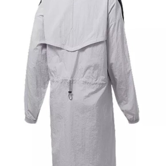 New Reebok Woven Long Sleeve Stirling Grey Bomber Collar 3/4 Length Coat WMN 2X - Picture 3 of 14